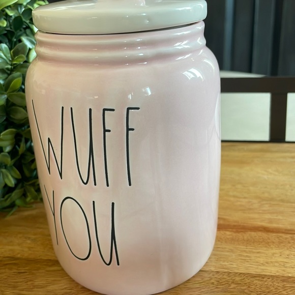 Rae Dunn I WUFF YOU Pink Baby Canister NWT 🇺🇸 Release - Picture 13 of 16